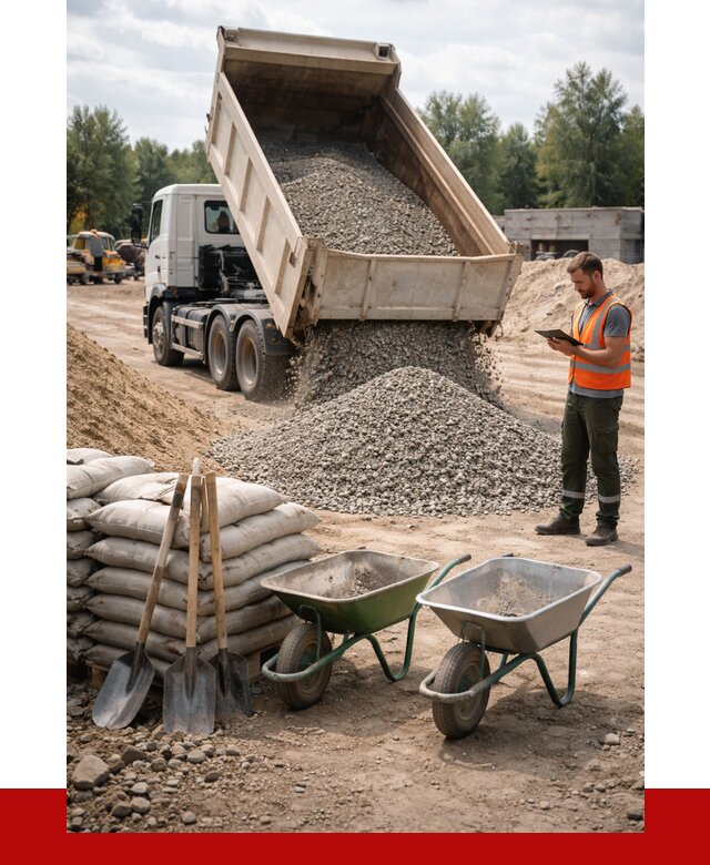 Доставка нерудных материалов в Нурлате от 1251 руб. | ПРОНЕРУДНрт