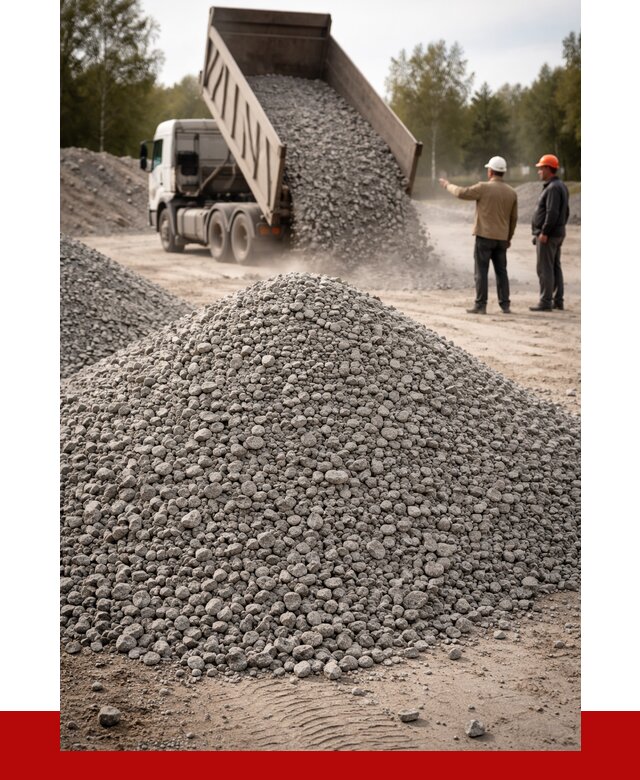 Гранитный щебень фракция 0-5 в Нурлате от 3024 руб ПРОНЕРУДНрт