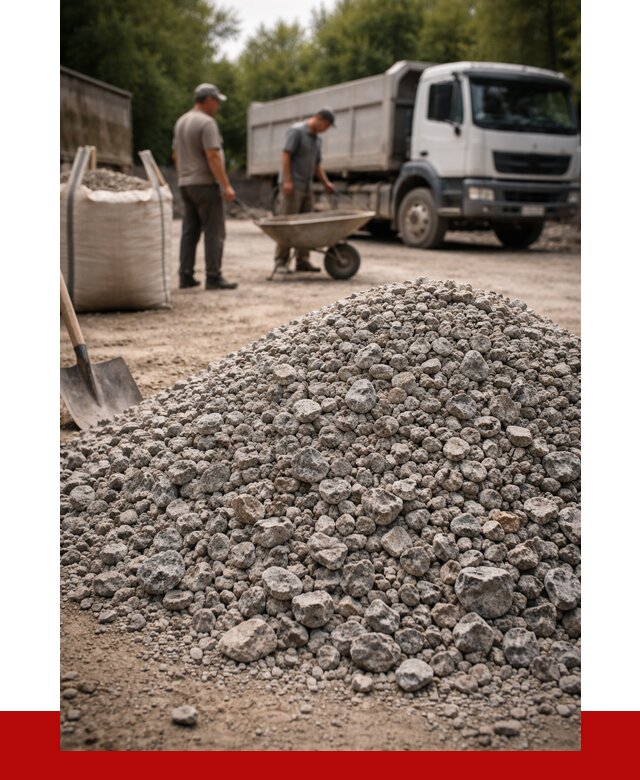 Гранитный щебень фракция 20-40 в Нурлате от 3337 руб. ПРОНЕРУДНрт