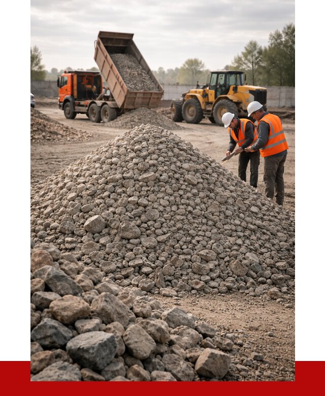 Гранитный щебень фракция 40-70 в Нурлате от 2607 руб ПРОНЕРУДНрт