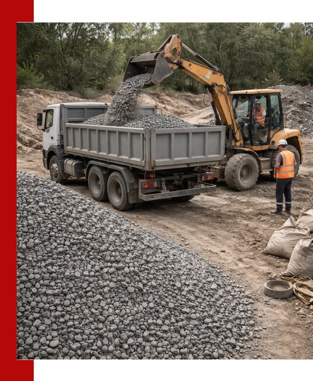 Доставка гравийного щебня в Нурлате оптом и в розницу