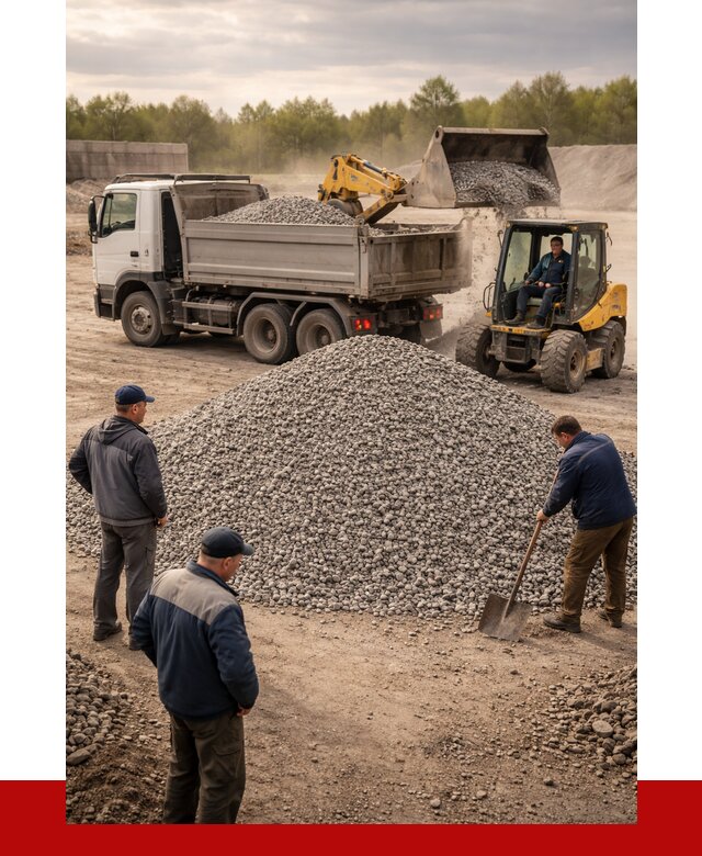 Гравийный щебень фракция 5-20 в Нурлате от 2502 р. ПРОНЕРУДНрт