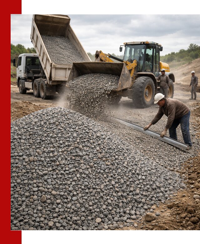 Гравийный щебень фракция 5-20 с доставкой в Нурлате