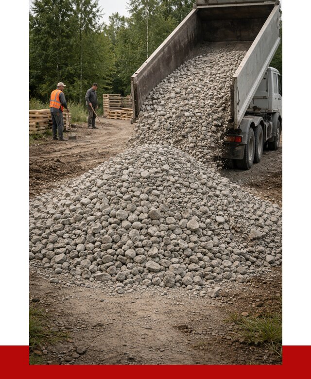 гравийный щебень фракция 70-120 в Нурлате от 2555 р. ПРОНЕРУДНрт