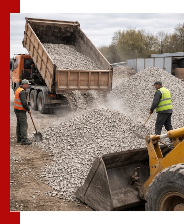 Доломитовый щебень фракции 5-20 с доставкой в Нурлате