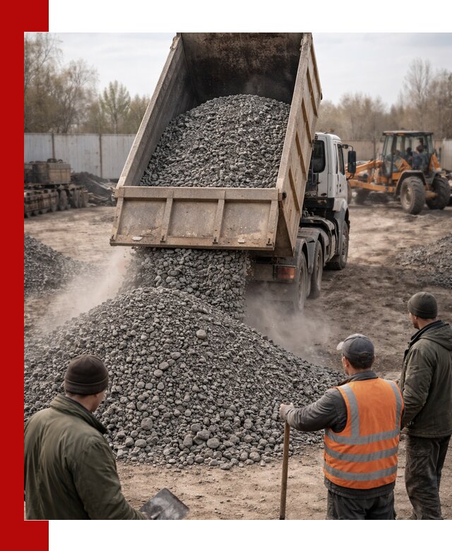 Доставка шлакового щебня в удобные сроки по выгодной цене в Нурлате