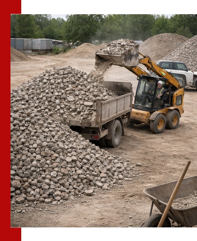 Доставка вторичного щебня в Нурлате для строительных работ