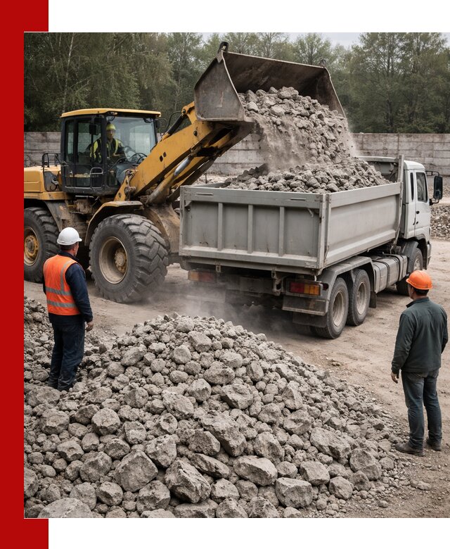 Вторичный щебень фракция 70–150 в Нурлате с доставкой