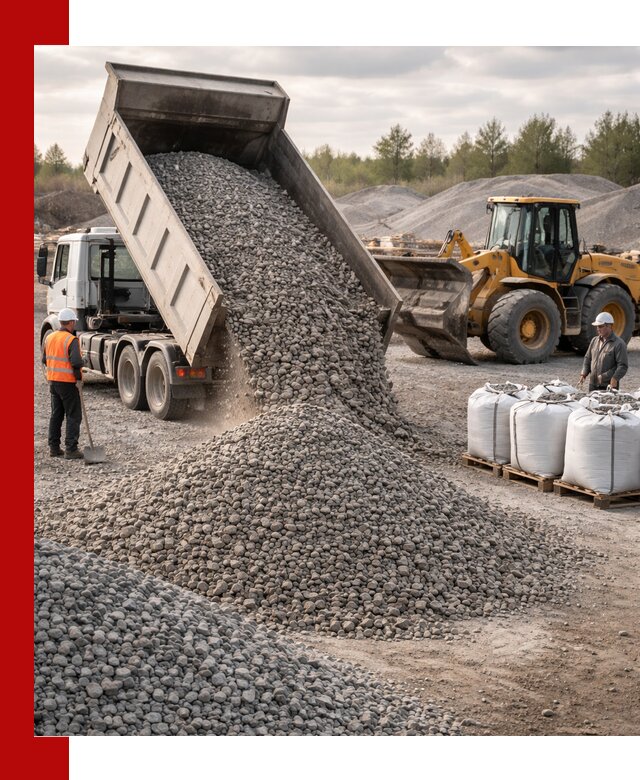 Бетонный щебень фракция 5–20 с доставкой в Нурлате