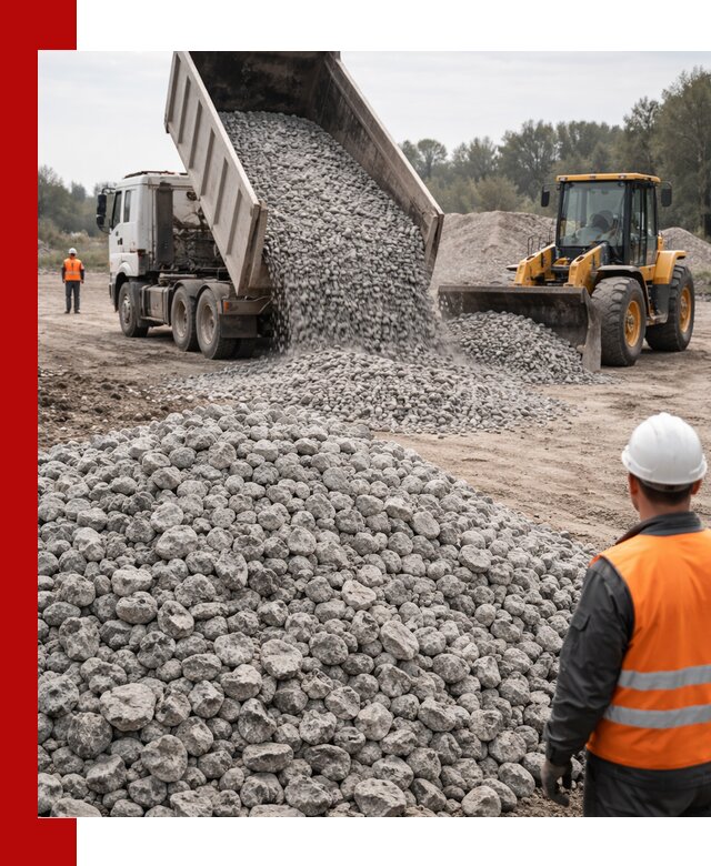 Доставка бетонного щебня фракции 20-40 в Нурлате