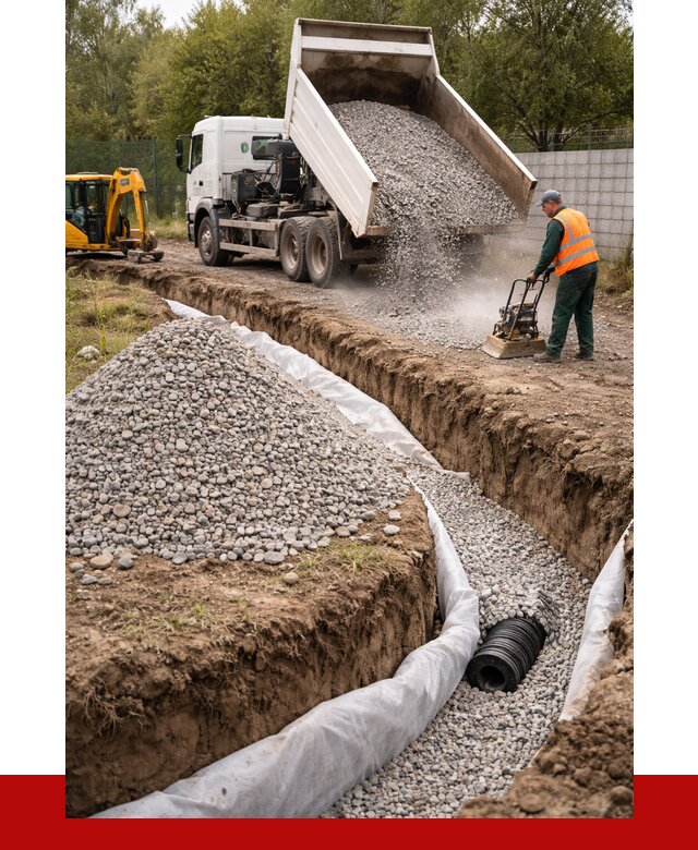 Щебень для дренажа в Нурлате от 1929 р., ПРОНЕРУДНрт доставка