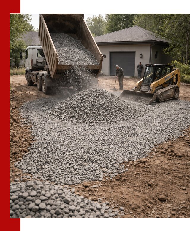 Щебень для парковки в Нурлате: доставка и укладка качественного материала