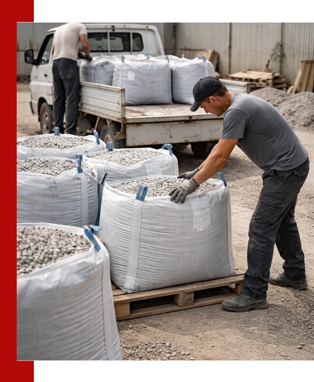 Доставка щебня в мешках по выгодным ценам в Нурлате