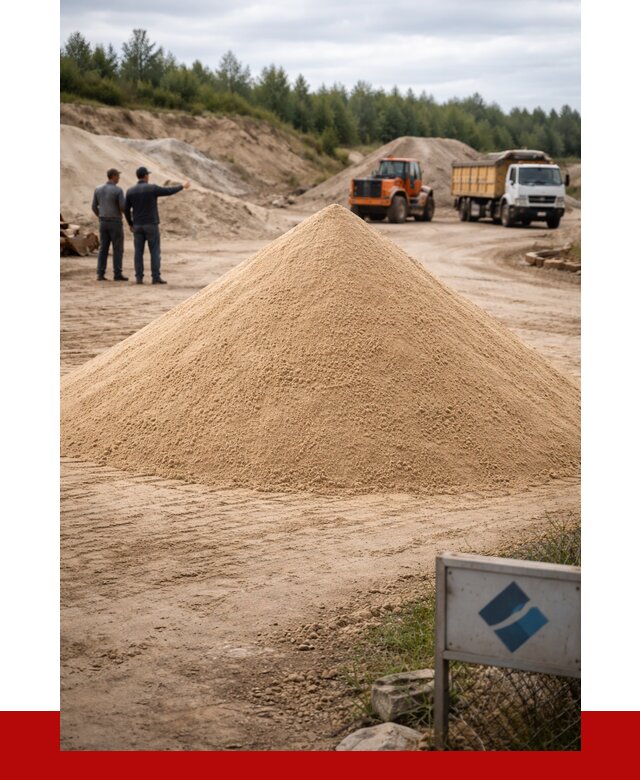 Карьерный песок навалом в Нурлате от 1877 р. | ПРОНЕРУДНрт