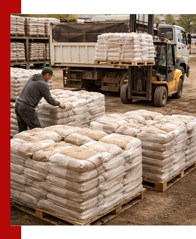 Карьерный песок в мешках с доставкой в Нурлате