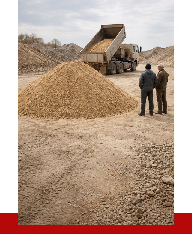 Карьерный песок крупнозернистый в Нурлате от 8863 р | ПРОНЕРУДНрт