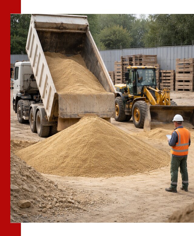 Доставка карьерного мелкозернистого песка в Нурлате