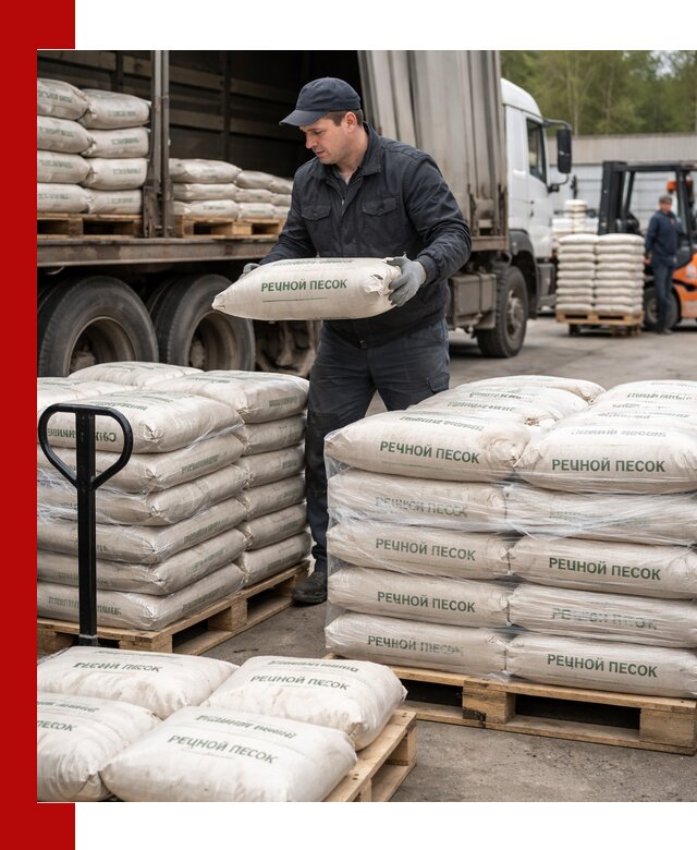 Речной песок в мешках с доставкой в Нурлате