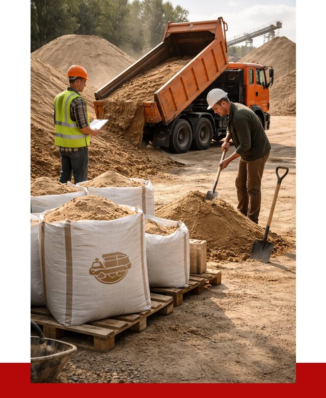 Строительный песок в Нурлате от 2294 р. с доставкой, ПРОНЕРУДНрт