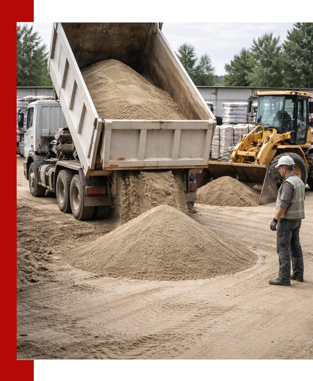 Поставка и доставка песка для бетона в Нурлате
