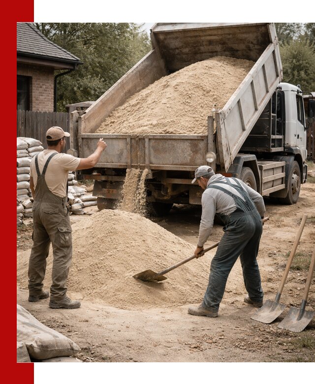 Песок для штукатурки с доставкой в Нурлате качественный и чистый