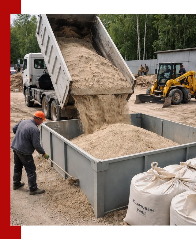 Кварцевый песок для фильтра в Нурлате — доставка и качество