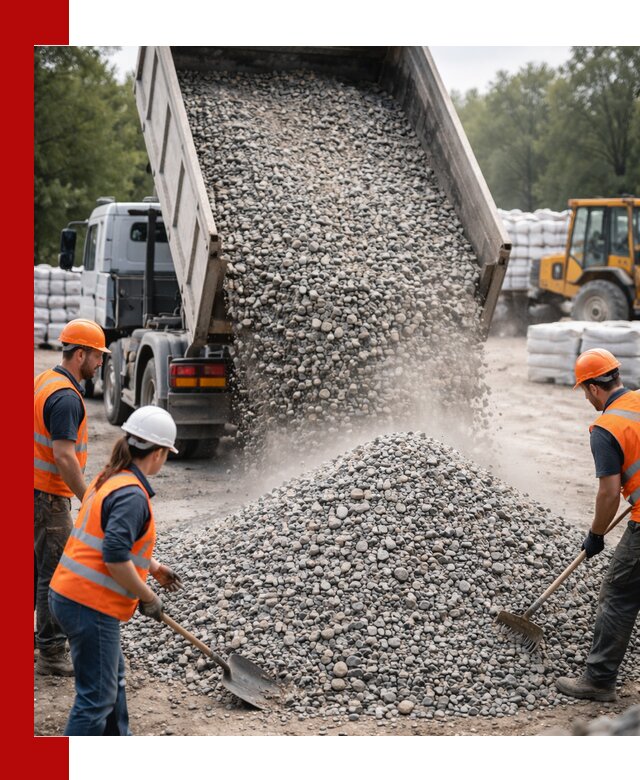 Доставка гравия и камня в Нурлате оптом и в розницу