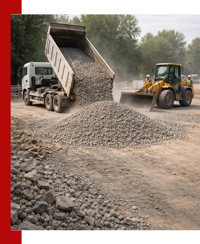 Гравий фракция 5–20 доставка в Нурлате оптом и в розницу