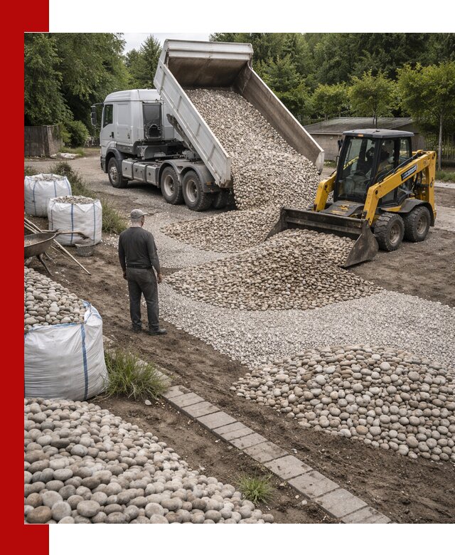Доставка морской гальки оптом и в розницу в Нурлате