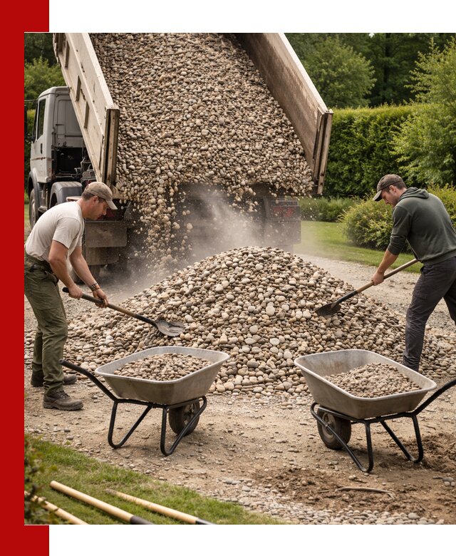 Доставка и продажа декоративной гальки в Нурлате