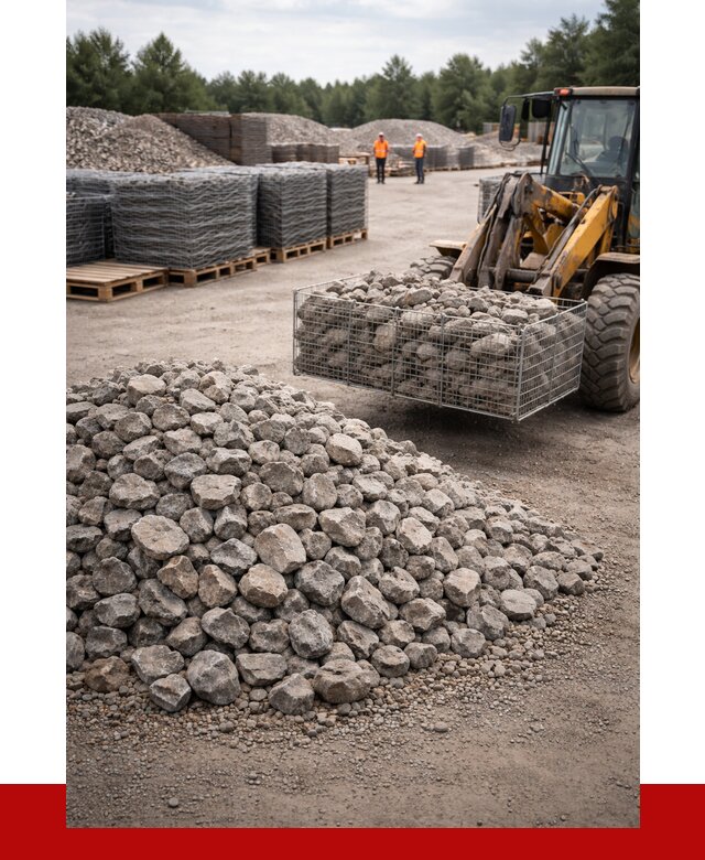 Камень для габионов фракция 70-150 в Нурлате от 4379 р. | ПРОНЕРУДНрт