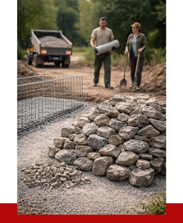 Камень для габионов фракция 100-200 в Нурлате от 5005 р. | ПРОНЕРУДНрт