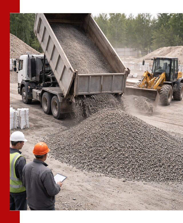 Доставка и продажа гранитного отсева 0-10 в Нурлате