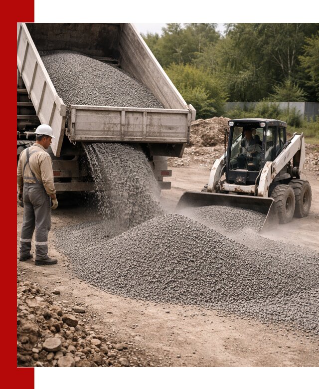 Доставка гравийного отсева 0-5 в Нурлате оптом и в розницу