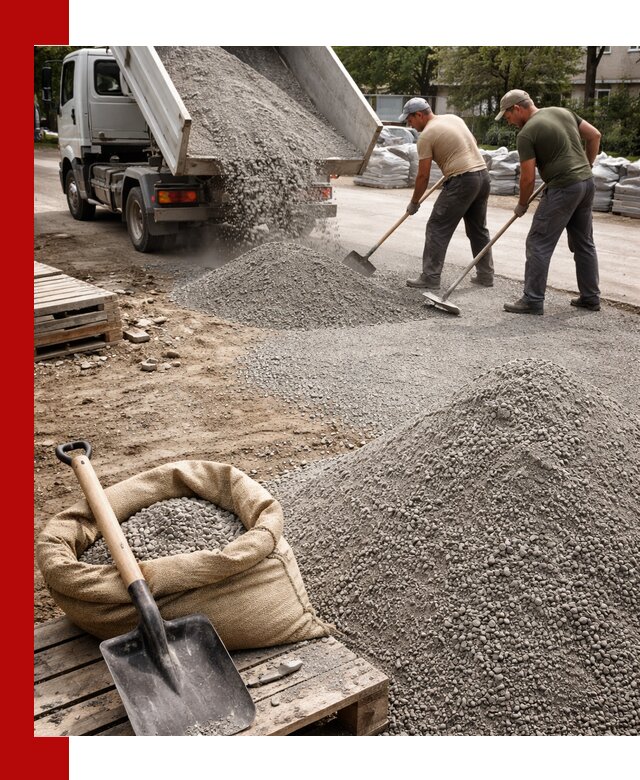 Отсев для тротуарной плитки в Нурлате — доставка и укладка