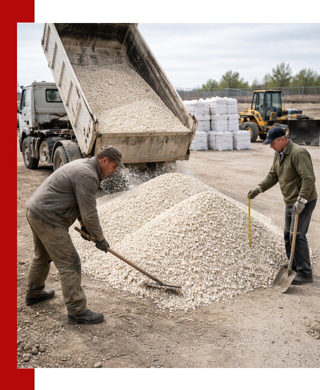Мраморная крошка с доставкой и разгрузкой в Нурлате