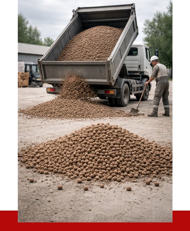 Керамзит с доставкой в Нурлате от 4379 р. за м3 | ПРОНЕРУДНрт