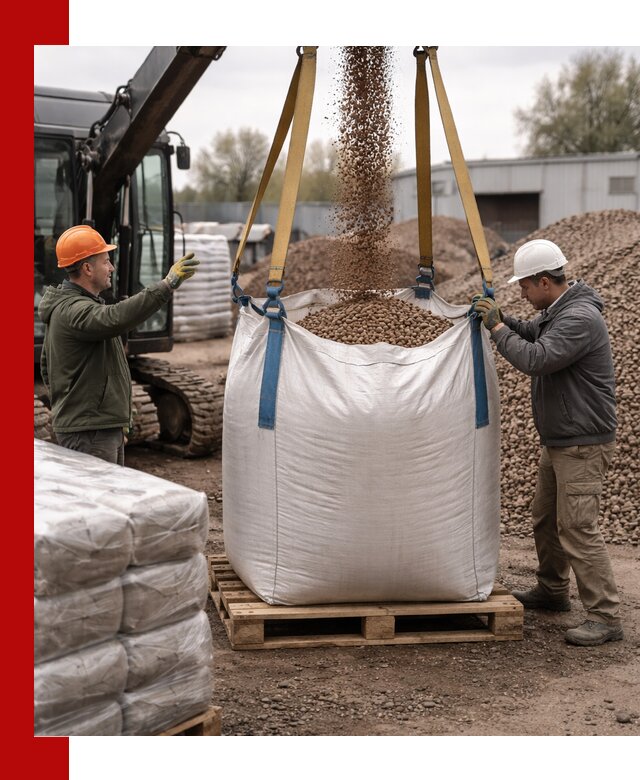 Керамзит в биг-бегах с доставкой в Нурлате
