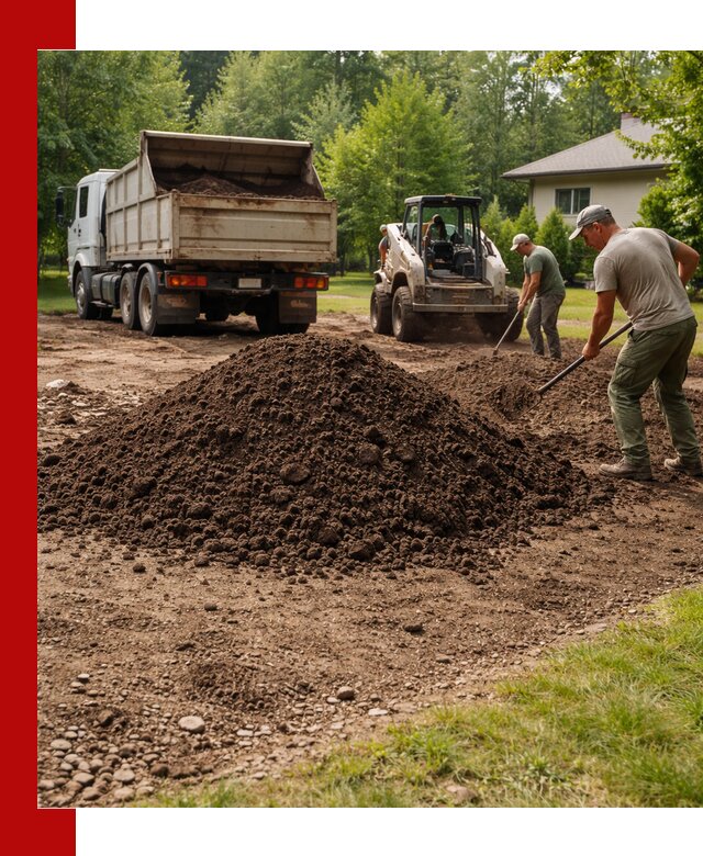 Доставка и укладка грунта для газона в Нурлате