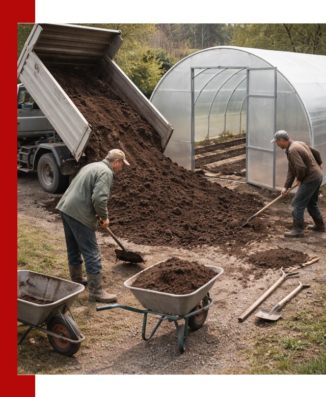 Грунт для теплицы с доставкой в Нурлате — плодородный субстрат под растения