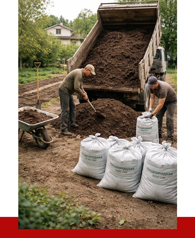 Плодородная смесь в Нурлате от 4379 р./куб с доставкой | ПРОНЕРУДНрт