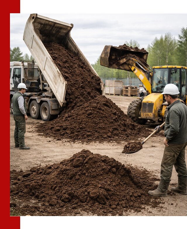 Доставка торфа оптом и в мешках в Нурлате