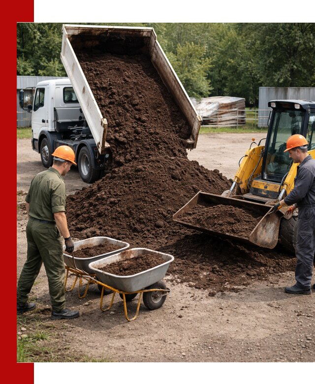 Доставка торфо-земляной смеси в Нурлате для огорода и ландшафта