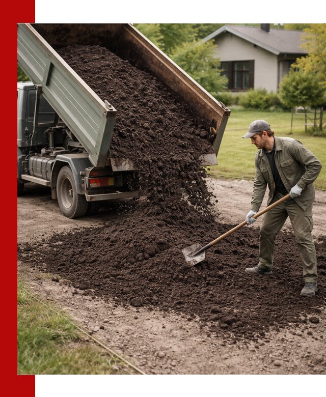 Чернозем для газона с доставкой в Нурлате быстро и качественно