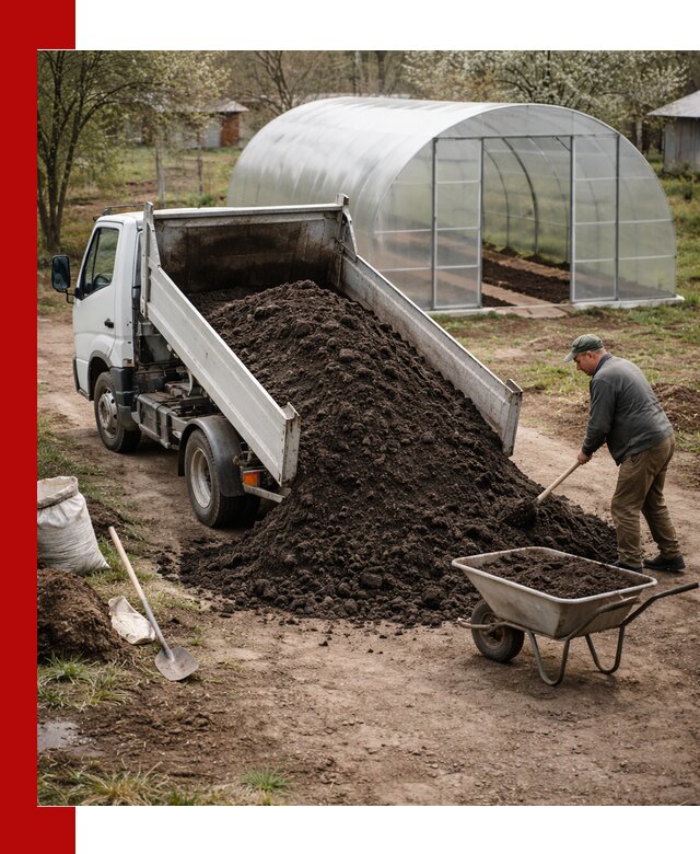 Чернозем для теплицы с доставкой в Нурлате