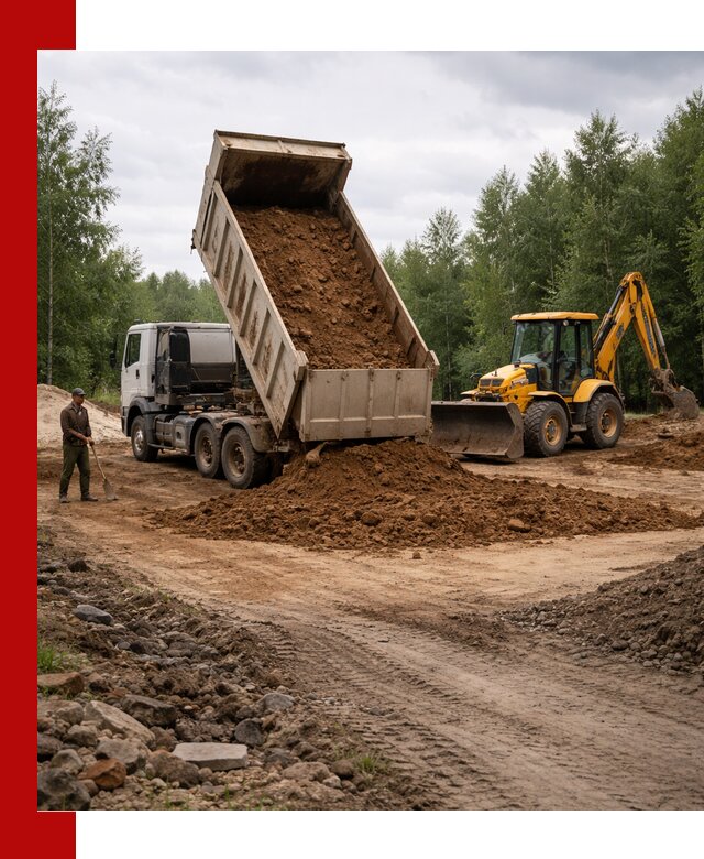 Доставка суглинка самосвалами в Нурлате подсыпка и планировка