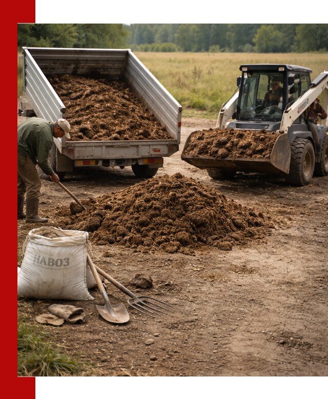 Доставка конского навоза в Нурлате с разгрузкой и доставкой на объект