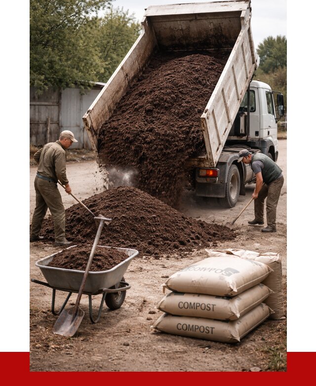 Купить компост в Нурлате от 4379 р. за куб с доставкой | ПРОНЕРУДНрт