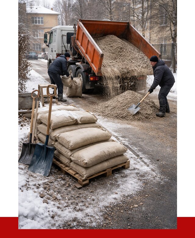 Противогололедные материалы оптом в Нурлате от 4379 р. | ПРОНЕРУДНрт