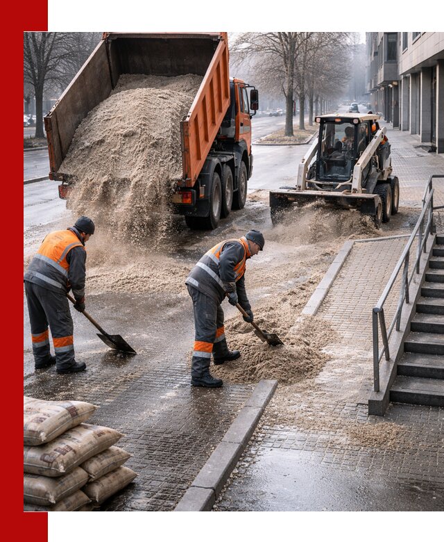 Поставка противогололедных материалов в Нурлате